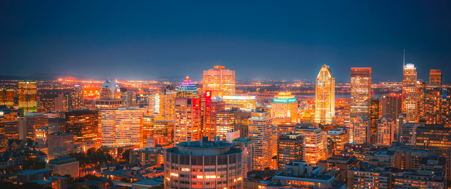 City View In Montreal, Canada